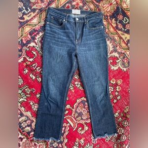 Everlane kick crop jeans